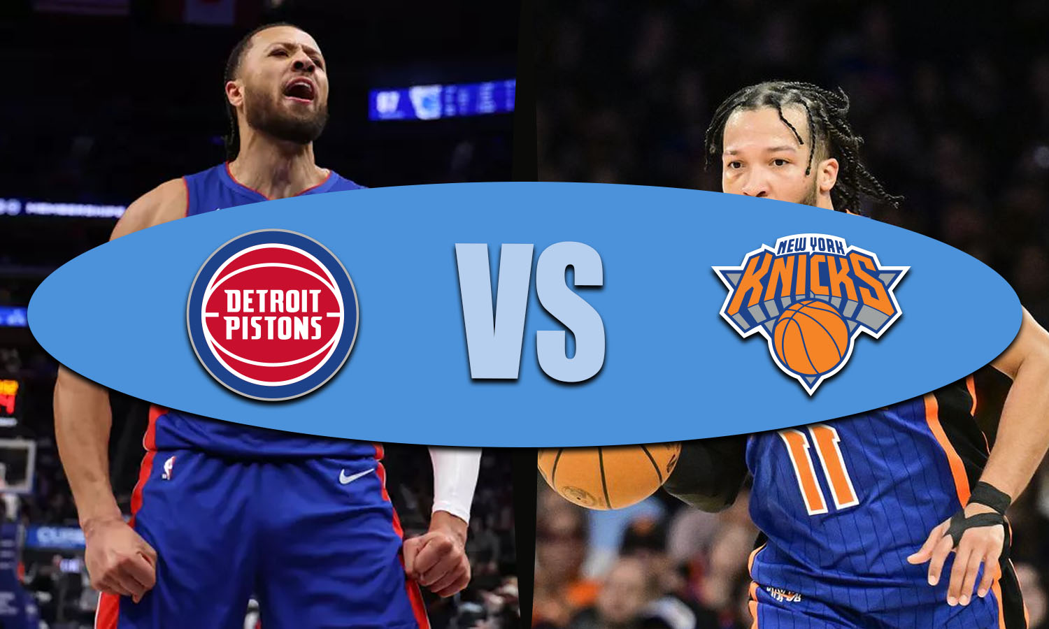 detroit pistons vs knicks timeline