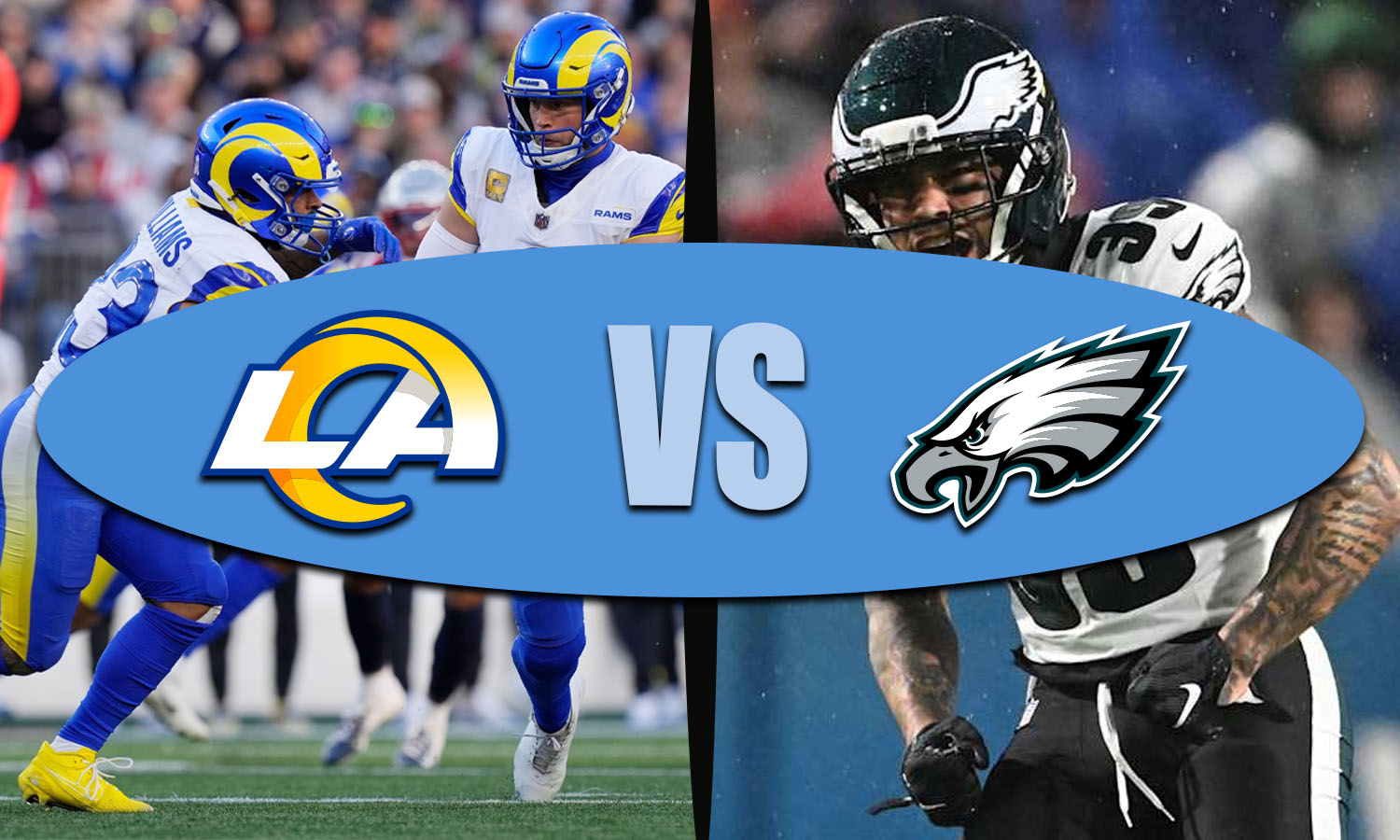 los angeles rams vs philadelphia eagles match player stats