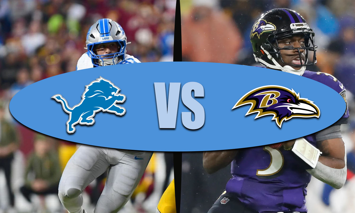detroit lions vs baltimore ravens match player stats