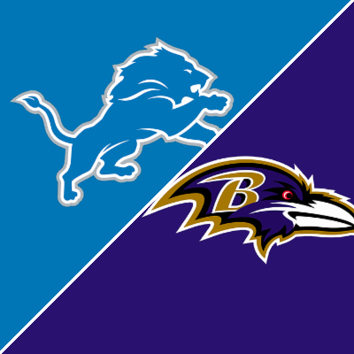 detroit lions vs baltimore ravens match player stats