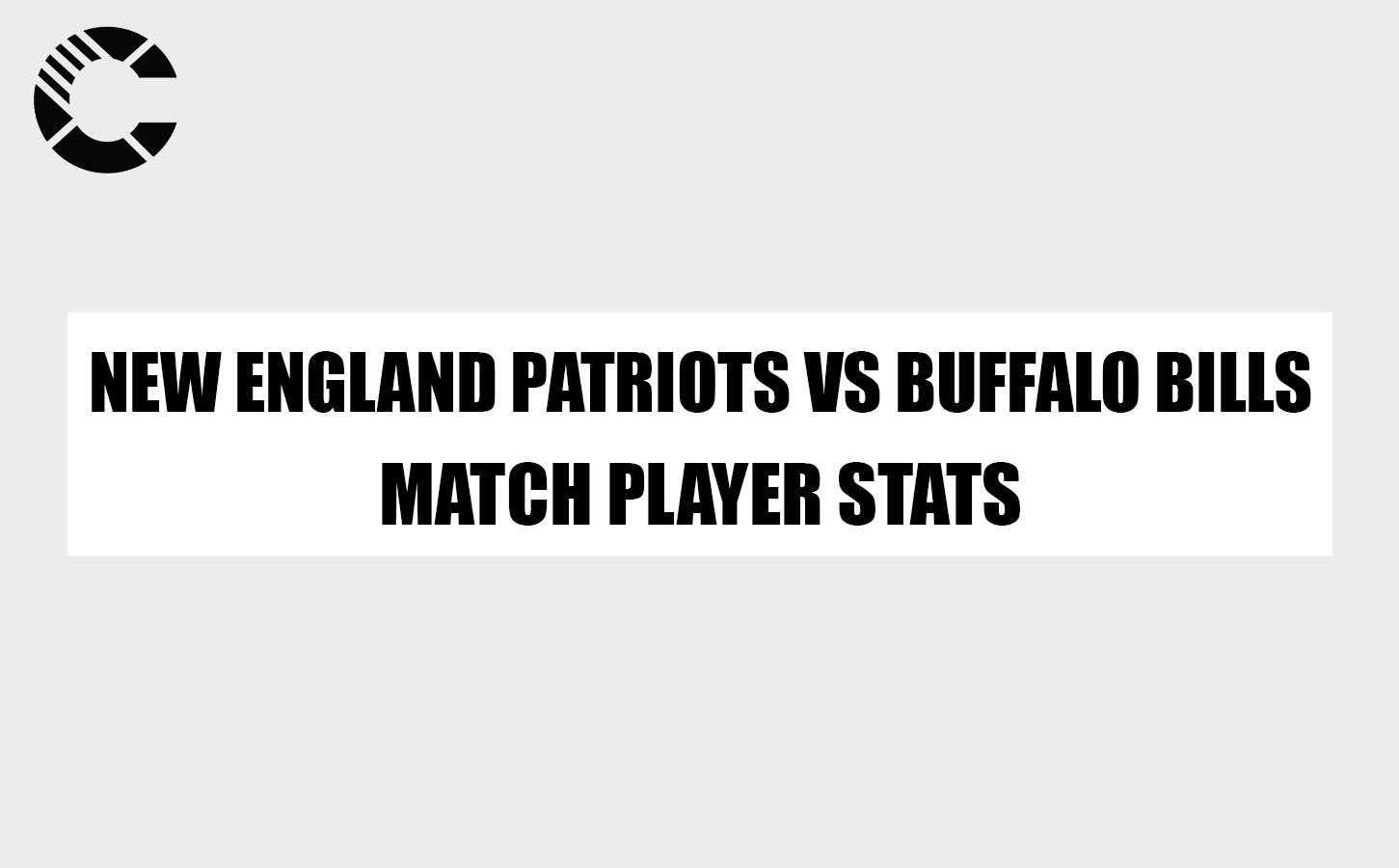 new england patriots vs buffalo bills match player stats