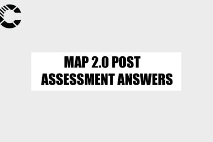 MAP 2.0 Post Assessment Answers