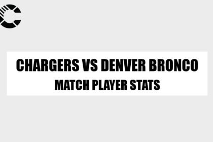 chargers vs denver broncos match player stats