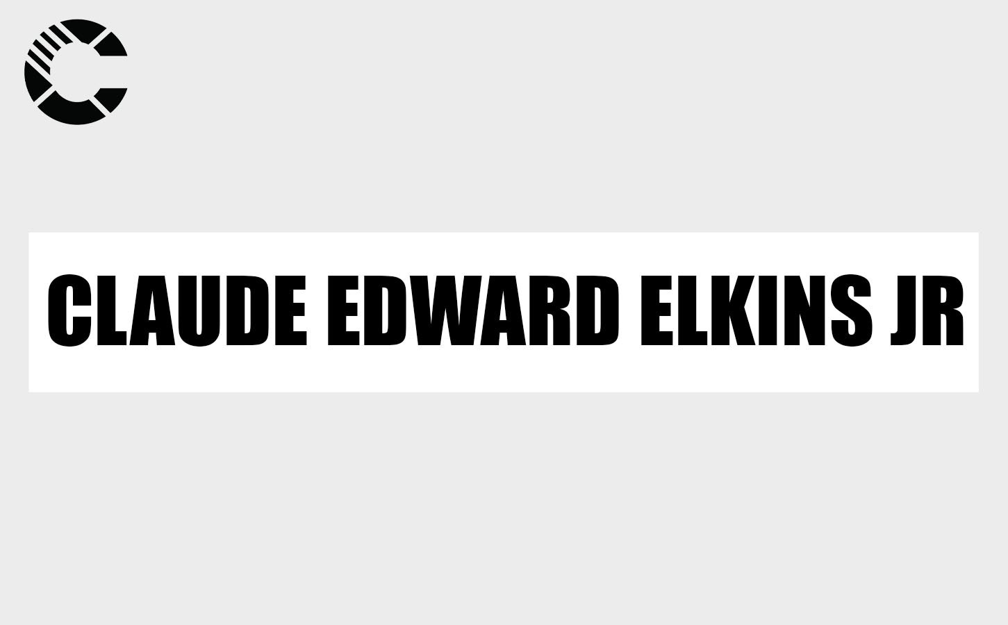 Claude Edward Elkins Jr